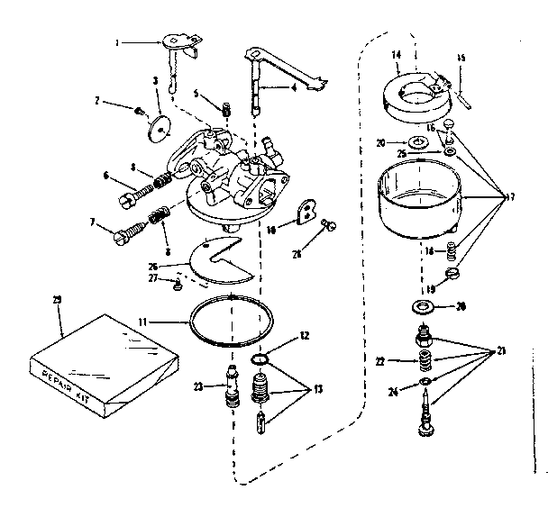 Carburetor no. 630943