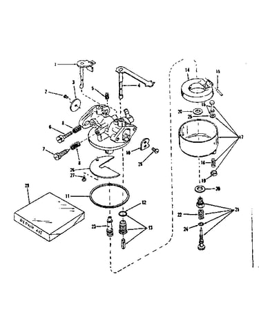 Carburetor no. 630943