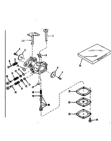Carburetor no. 630875 (power products)