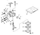 Craftsman 143123041 carburetor no. 630875 (power products) diagram