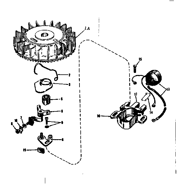 MODEL 143.123052 USES MAGNETO NO. 610666