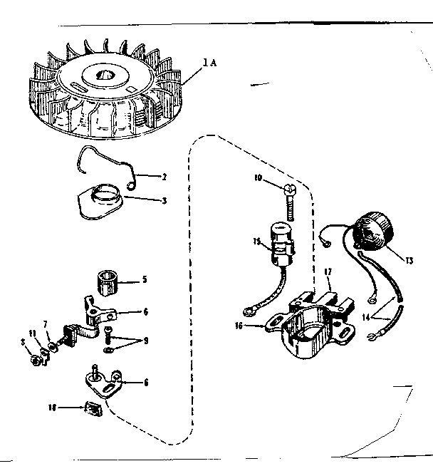 MODEL 143.123091 USES MAGNETO NO. 610665