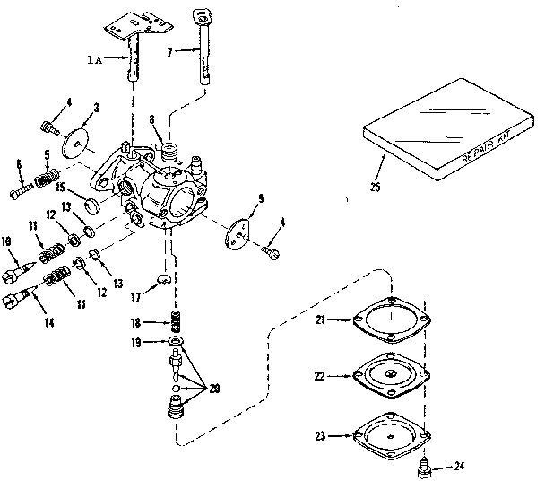 Carburetor no. 630880 (power products)
