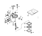 Craftsman 143124021 carburetor no. 630875 (power products) diagram