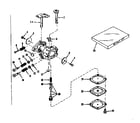 Craftsman 143124031 carburetor no. 630875 (power products) diagram