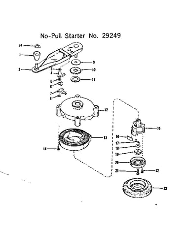 No-pull starter no. 29249