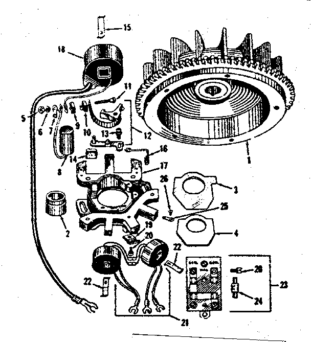Alternator magneto