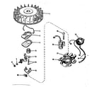Craftsman 14356252 magneto (phelon f-3220-g) diagram