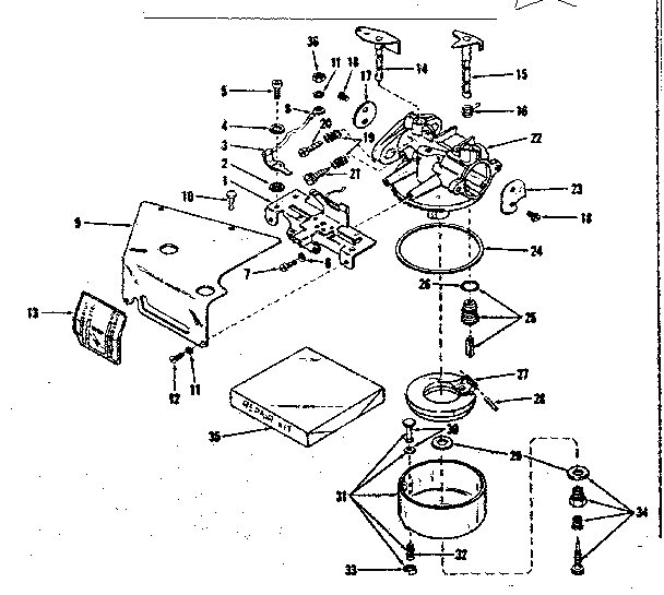 CARBURETOR AND SPEED CONTROL