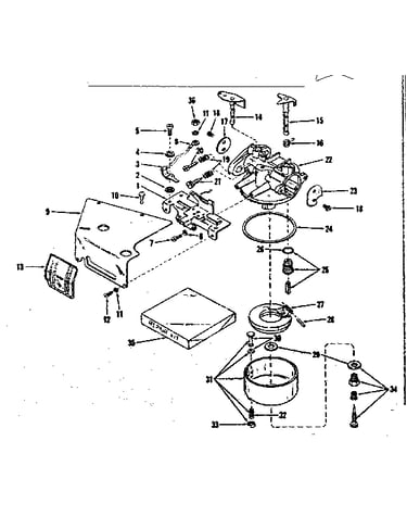Carburetor and speed control