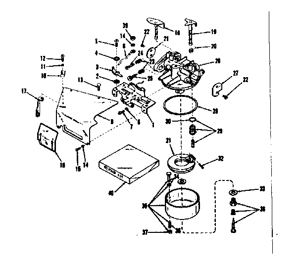 CARBURETOR AND SPEED CONTROL