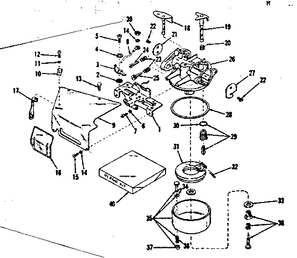 CARBURETOR AND SPEED CONTROL