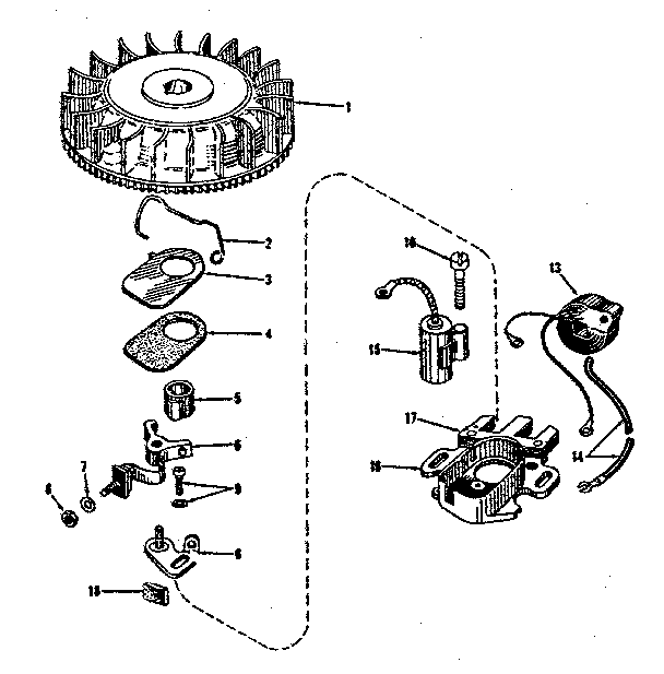 MAGNETO NO. 29403 (PHELON F-3220-H)