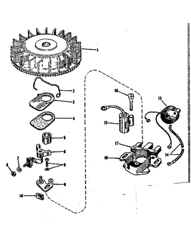 Magneto no. 29403 (phelon f-3220-h)