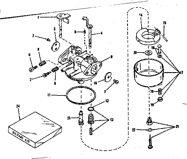 Carburetor no. 29505 (lmg-141)
