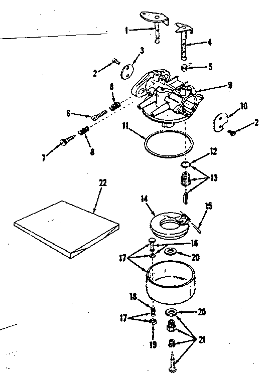 Carburetor no. 28860