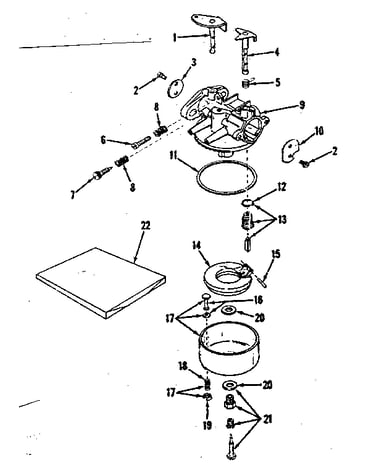 Carburetor no. 28860