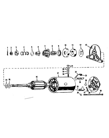 Starter motor no. 28688