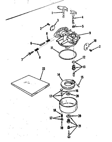 Carburetor no. 28860