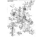 Craftsman 14366250 basic engine diagram