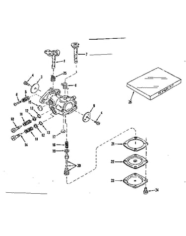 Carburetor no. 29780