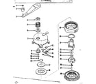 Craftsman 14366250 ratchet self starter no. 29711 diagram