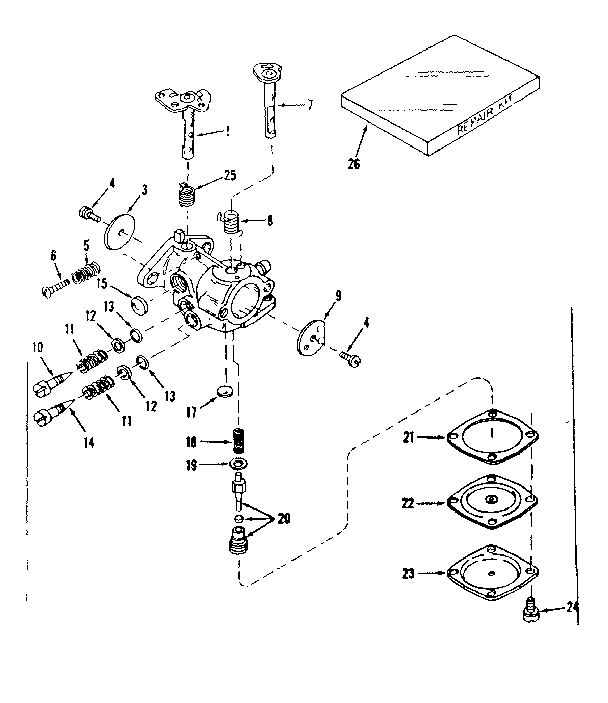 Carburetor no. 29780