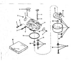 Craftsman 14375251 carburetor no. 29168 (lmg-132) diagram