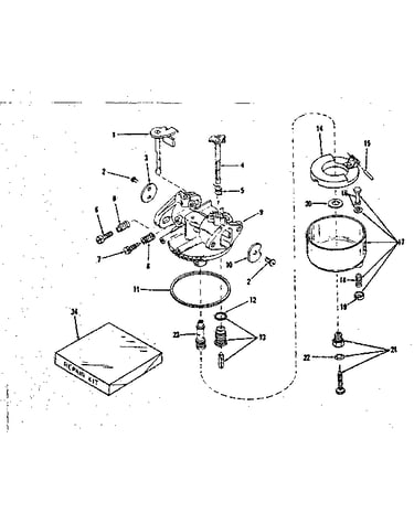 Carburetor no. 29168 (lmg-132)