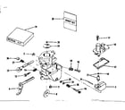 Craftsman 14383001 carburetor no. 28991 diagram