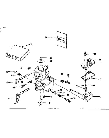 Carburetor no. 28991
