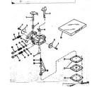 Craftsman 143133042 carburetor no. 630986 diagram