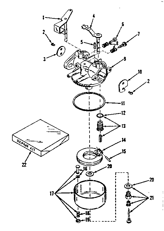 Carburetor no. 28234