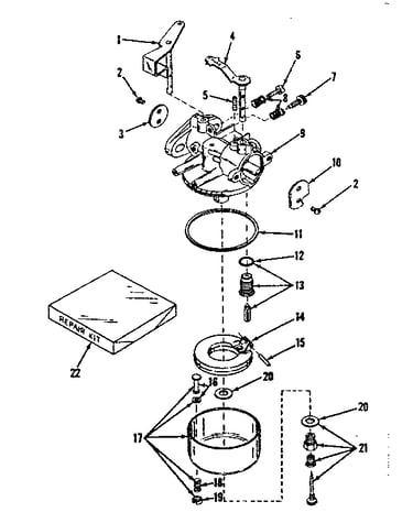 Carburetor no. 28234