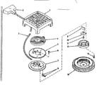 Craftsman 14390020 rewind starter no. 27860 diagram