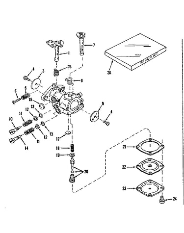 Carburetor no. 29780