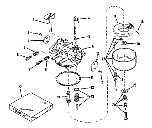 CARBURETOR NO. 28626 & 28627