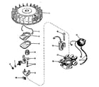 Craftsman 14383252 magneto (phelon f-3220-g) diagram