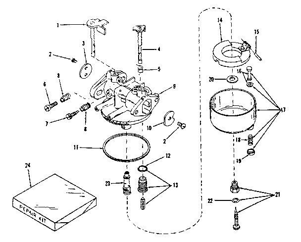 CARBURETOR NO. 29168 (LMG.132)