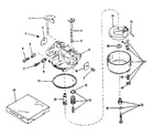 Craftsman 14383250 carburetor no. 29168 (lmg.132) diagram