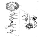 Craftsman 14310301 magneto (phelon f-3220-g) diagram