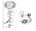 Craftsman 14312303 magneto (phelon f-3220-g) diagram