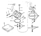 Craftsman 14312302 carburetor no. 29168 (lmg-132) diagram