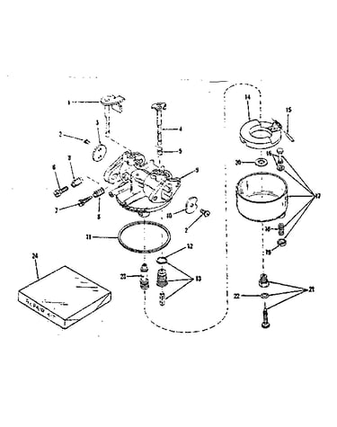 Carburetor no. 29168 (lmg-132)