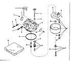 Craftsman 14312351 carburetor no. 29168 (lmg-132) diagram