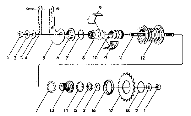 Bendix coaster brake