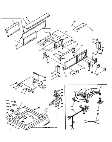 Top and console assembly