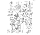 Kenmore 1106205804 machine sub-assembly diagram