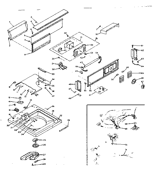 Top and console assembly