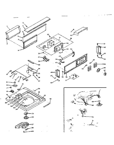 Top and console assembly